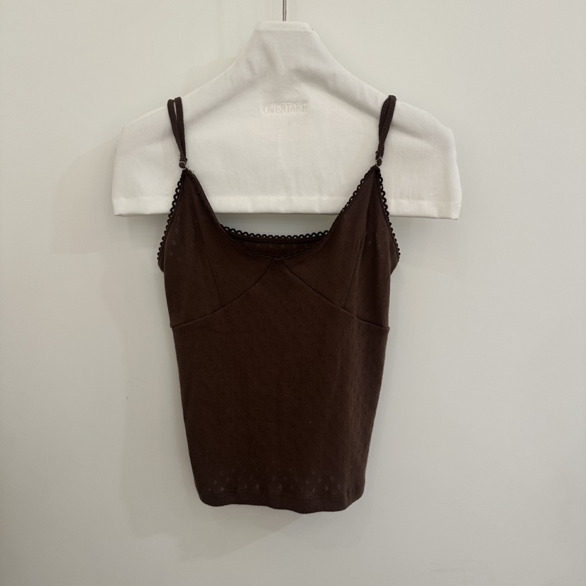 OVERTAKE韓國代購女裝新品熱賣人氣休閑職業時尚吊帶背心OVERTAKE吊帶/背心圖色3棕色