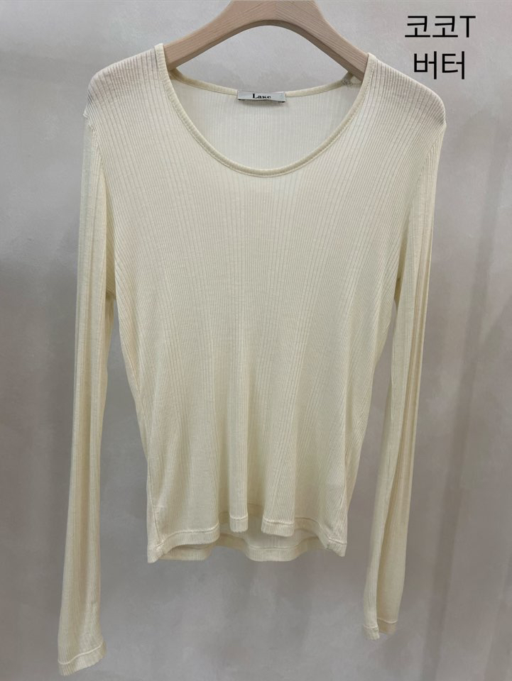 LAKE-A/KONI韓國代購女裝新品休閑職業熱賣人氣長袖T恤Lake Side/KONI長袖T恤圖色3