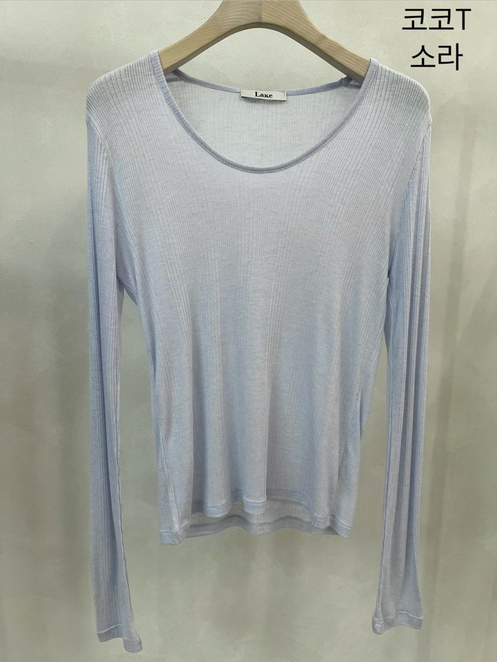 LAKE-A/KONI韓國代購女裝新品休閑職業熱賣人氣長袖T恤Lake Side/KONI長袖T恤圖色4