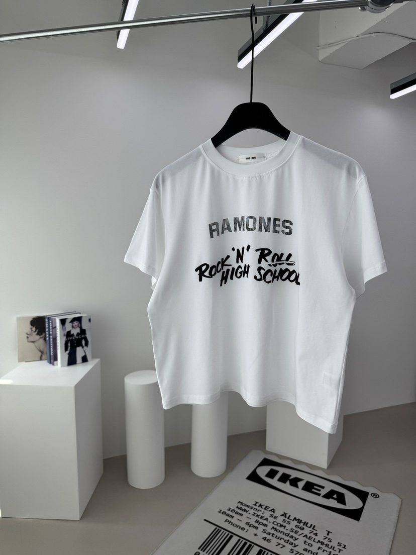 RED-A韓國直郵實拍女士新品人氣休閑職業26春夏推薦時尚T恤RED-AT恤圖色1