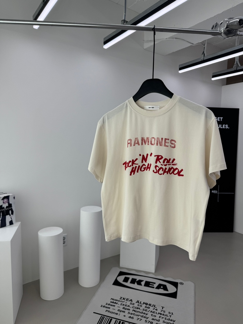 RED-A韓國直郵實拍女士新品人氣休閑職業26春夏推薦時尚T恤RED-AT恤圖色4