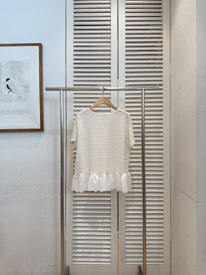 FAVE-L韓國直郵實拍女士新款休閑時尚熱賣26春夏襯衫蕾絲衫FAVE-L襯衫/蕾絲衫