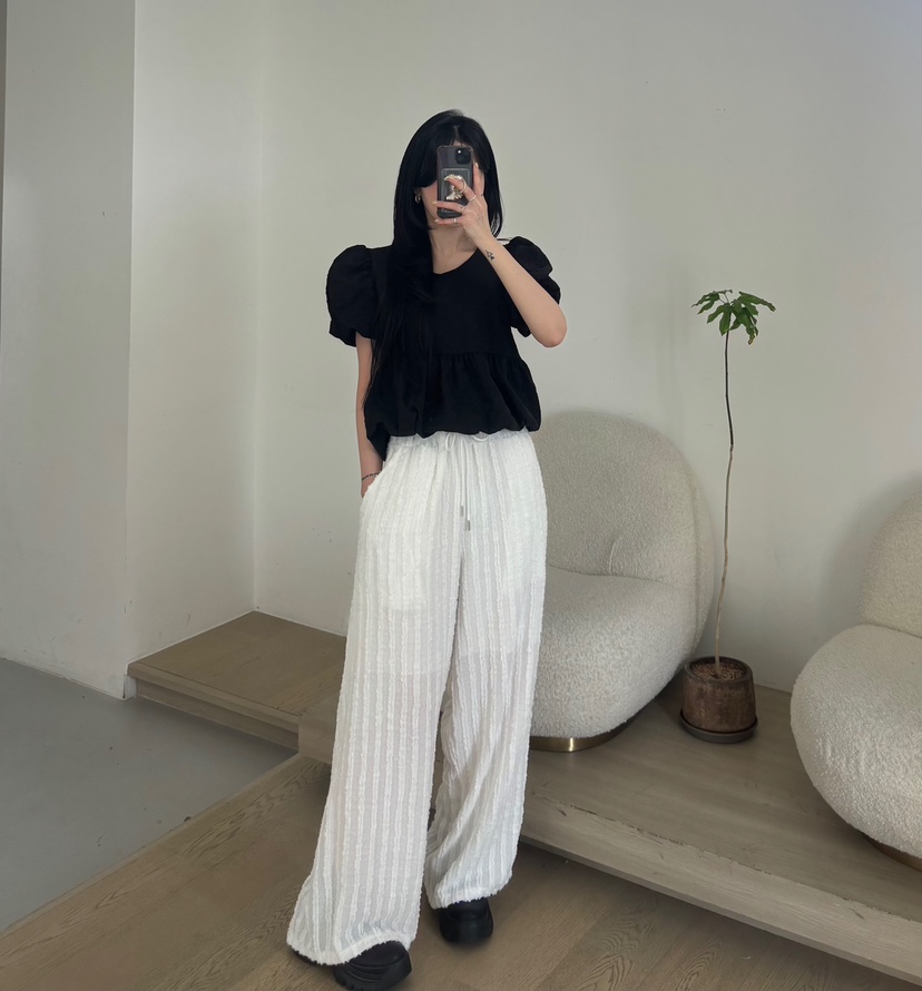 AMUSE SEOUL韓國直郵實拍女士新品職業熱賣休閑人氣休閑褲AMUSE SEOUL休閑褲