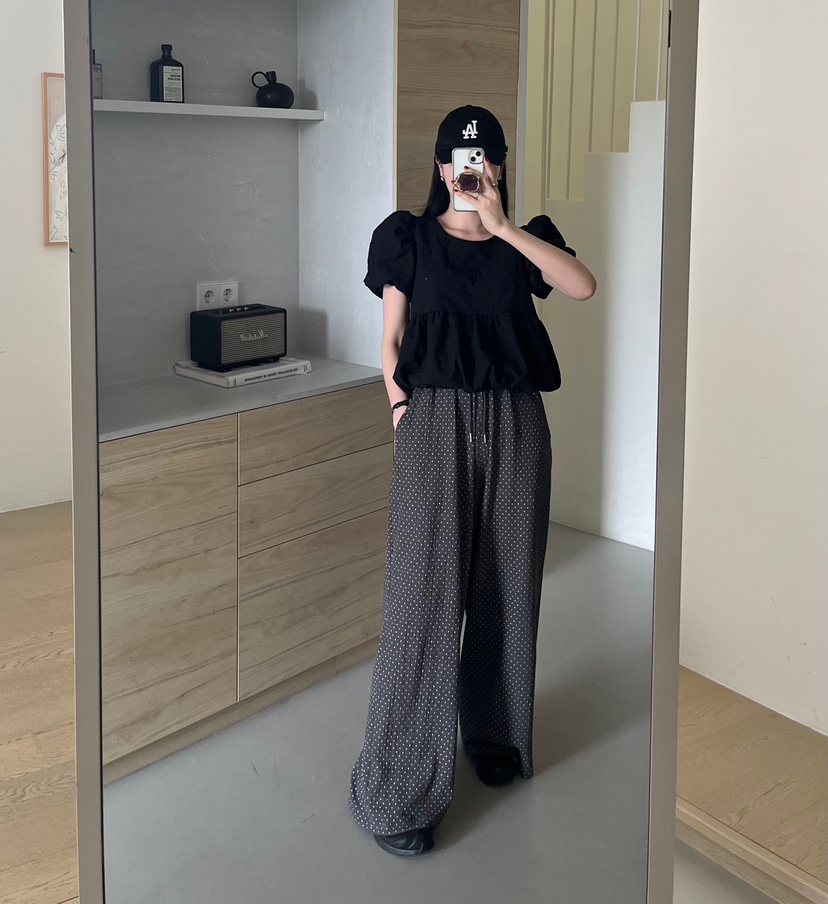 AMUSE SEOUL韓國直郵實拍女士新品職業熱賣休閑人氣休閑褲AMUSE SEOUL休閑褲