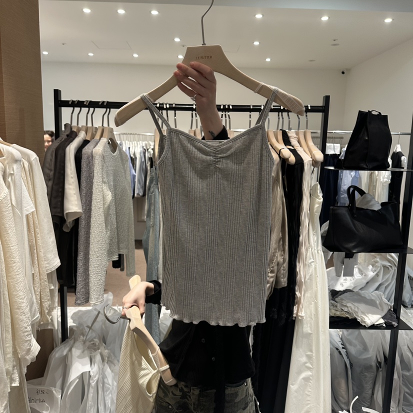 LE BUTTER韓國代購女士新款時尚職業熱賣26春夏吊帶背心LE BUTTER吊帶/背心圖色2