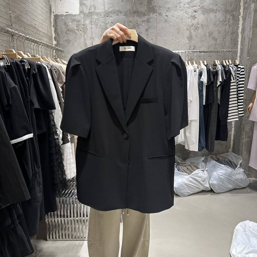 JUNI韓國東大門直郵女士新品時尚推薦人氣26春夏夾克不含內搭my juni夾克圖色2