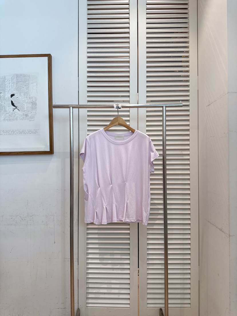 FAVE-L韓國直郵女士新品職業人氣26春夏時尚熱賣休閑T恤FAVE-LT恤圖色2