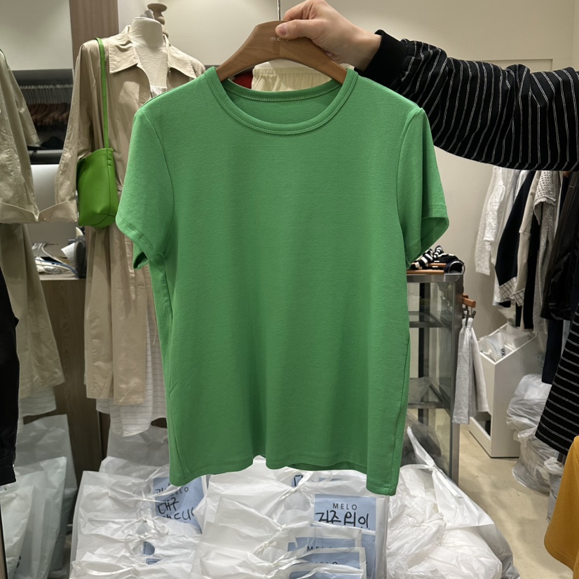 MELO韓國代購女士新品熱賣推薦人氣休閑26春夏時尚職業T恤MELOT恤圖色5