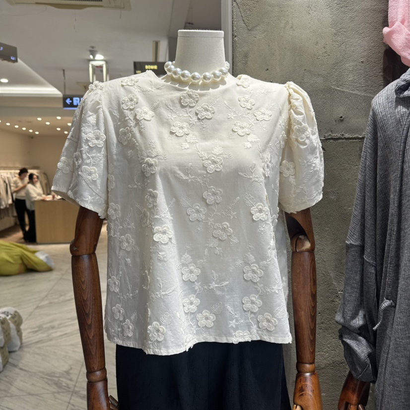 RUNWAY-런웨이韓國直郵女裝新款推薦熱賣26春夏襯衫蕾絲衫RUNWAY襯衫/蕾絲衫