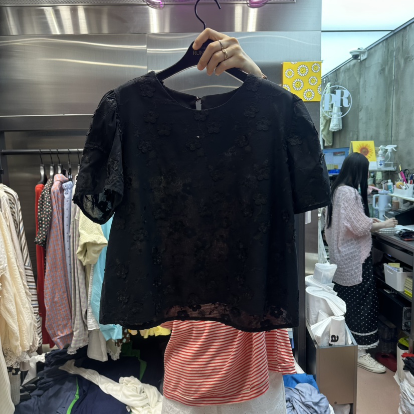 RUNWAY-런웨이韓國直郵女裝新款推薦熱賣26春夏襯衫蕾絲衫RUNWAY襯衫/蕾絲衫圖色3