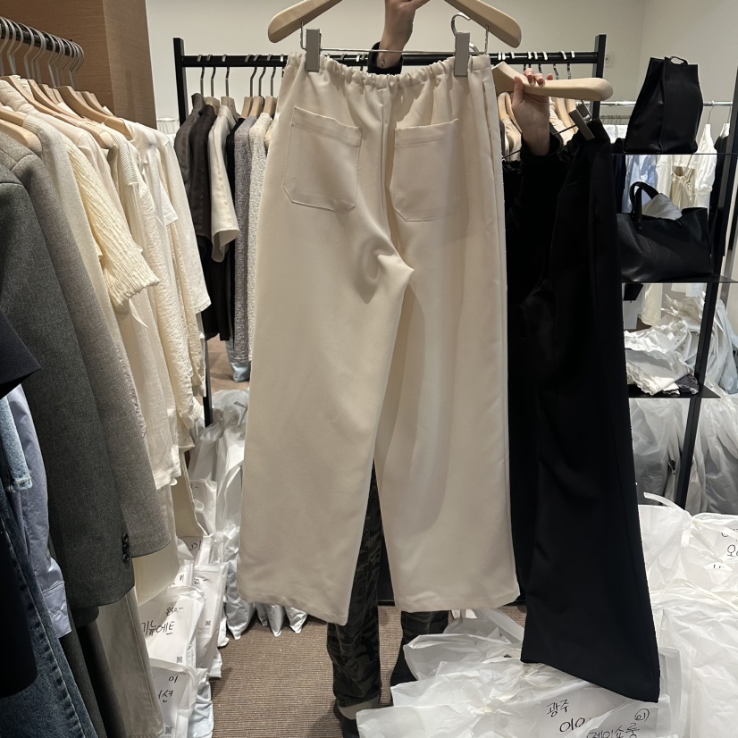 LE BUTTER韓國東大門代購女裝新款熱賣休閑人氣休閑褲絲綢LE BUTTER休閑褲