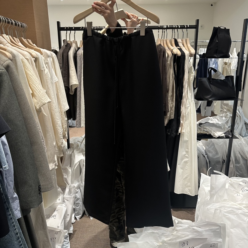 LE BUTTER韓國東大門代購女裝新款熱賣休閑人氣休閑褲絲綢LE BUTTER休閑褲圖色2