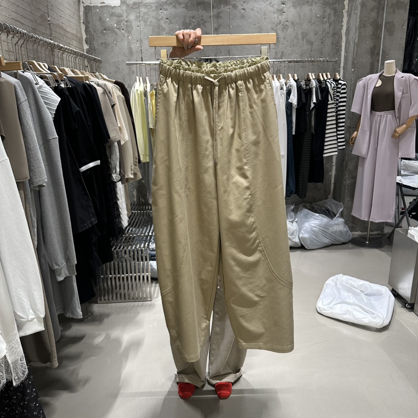 JUNI韓國代購女裝新品推薦休閑人氣熱賣26春夏時尚休閑褲my juni休閑褲圖色2