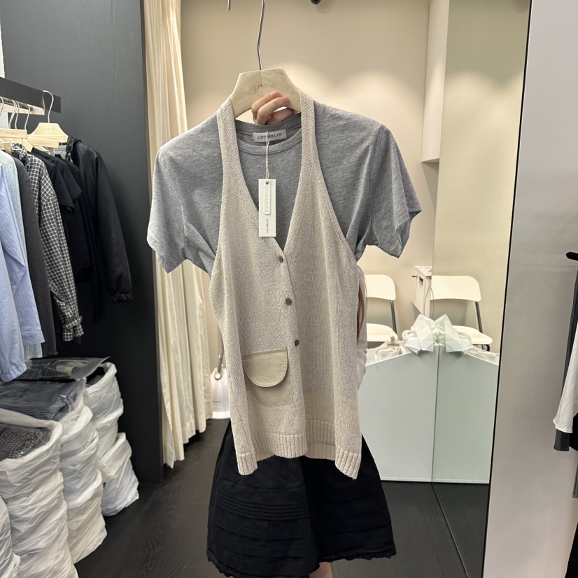 SALT BREAD韓國直郵女裝新款26春夏職業時尚休閑吊帶背心SALT BREAD吊帶/背心圖色1