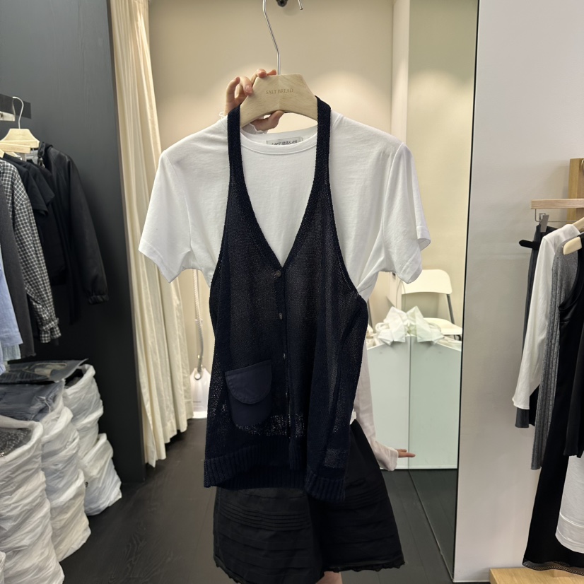 SALT BREAD韓國直郵女裝新款26春夏職業時尚休閑吊帶背心SALT BREAD吊帶/背心圖色3