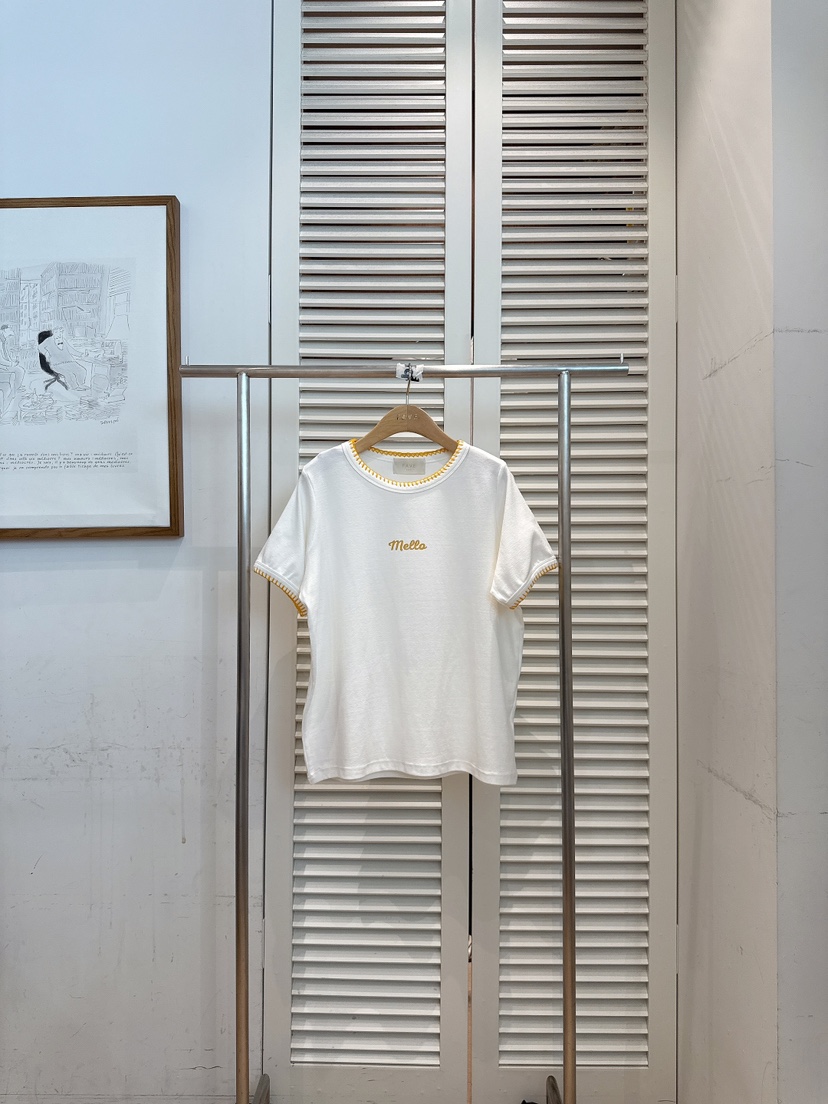 FAVE-L韓國直郵實拍女士新款熱賣時尚26春夏職業推薦T恤FAVE-LT恤圖色1