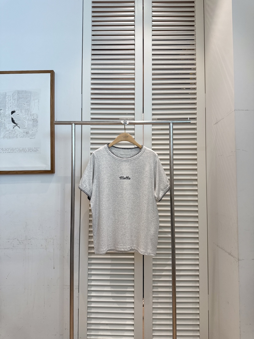 FAVE-L韓國直郵實拍女士新款熱賣時尚26春夏職業推薦T恤FAVE-LT恤圖色2