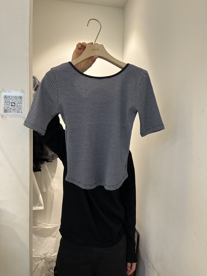 OUVIR韓國東大門代購女裝新款推薦休閑26春夏時尚熱賣T恤O.V.R/OUVIRT恤