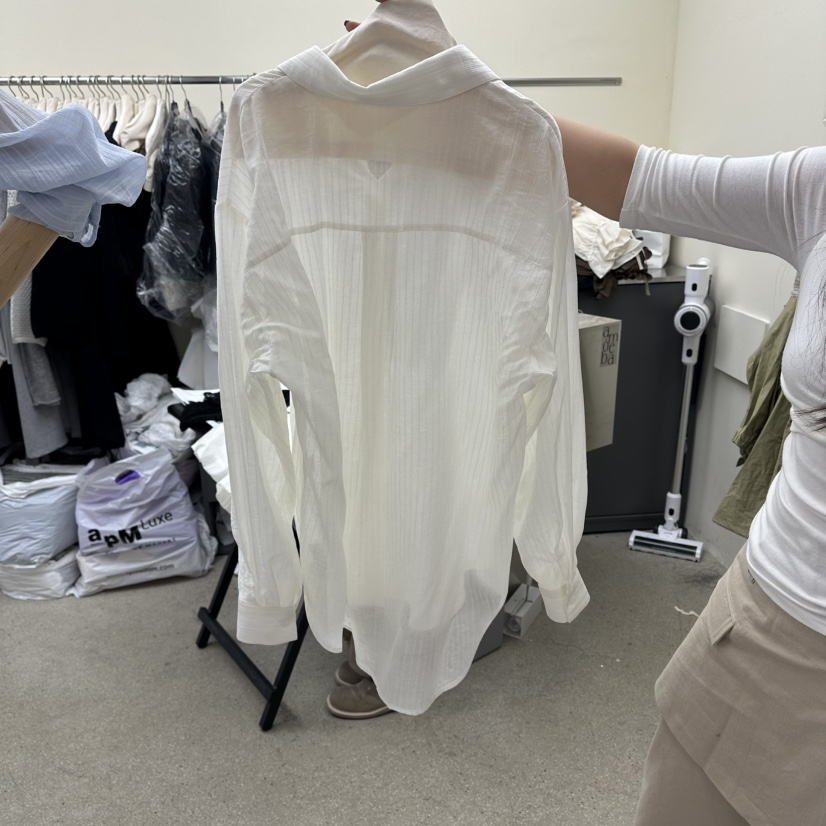 AMOEBA韓國直郵女士新款職業熱賣推薦休閑26春夏襯衫蕾絲衫AMOEBA襯衫/蕾絲衫