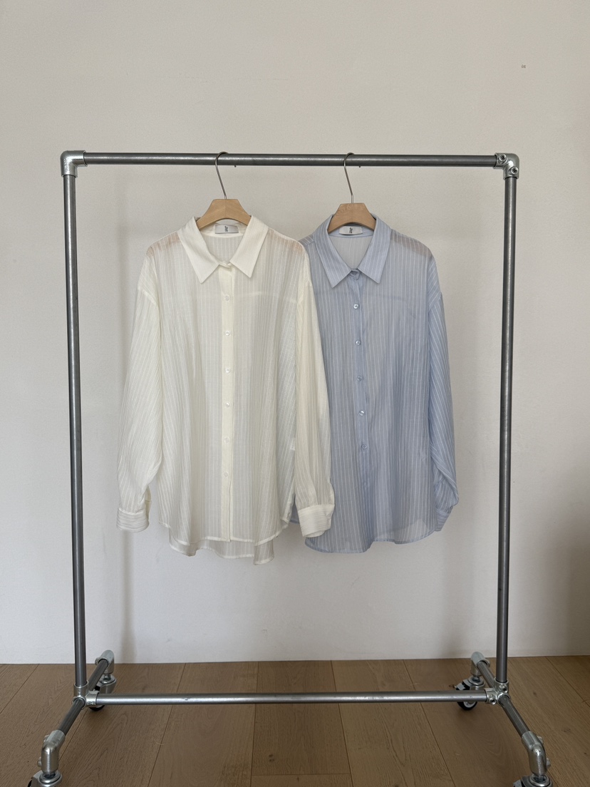 AMOEBA韓國直郵女士新款職業熱賣推薦休閑26春夏襯衫蕾絲衫AMOEBA襯衫/蕾絲衫圖色2左二色