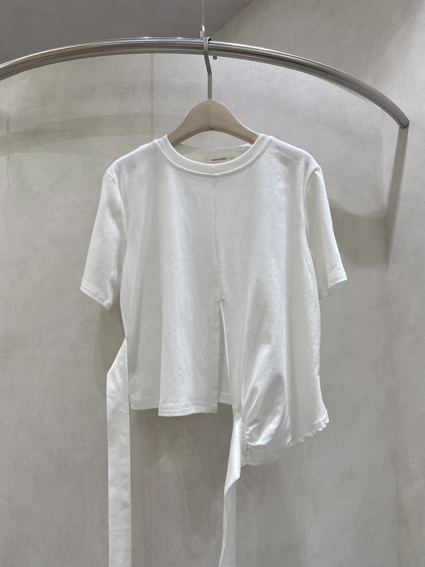 WHO IS SHE韓國東大門代購女士新款人氣推薦26春夏休閑T恤WHO IS SHET恤