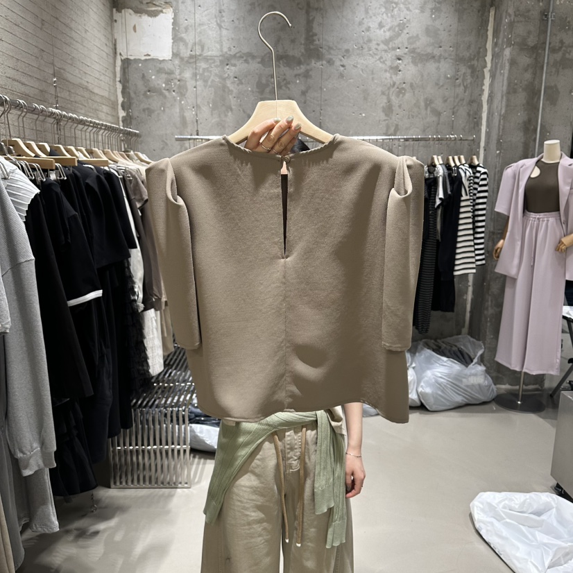 JUNI韓國直郵女士新品時尚熱賣休閑26春夏人氣襯衫蕾絲衫my juni襯衫/蕾絲衫