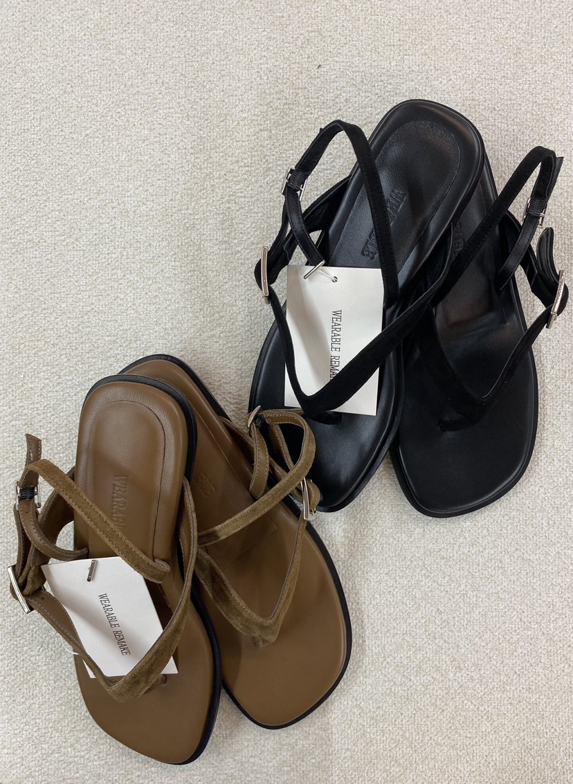 WEARABLE-L韓國直郵實拍女裝新款推薦休閑時尚熱賣涼鞋拖鞋WEARABLE涼鞋/拖鞋