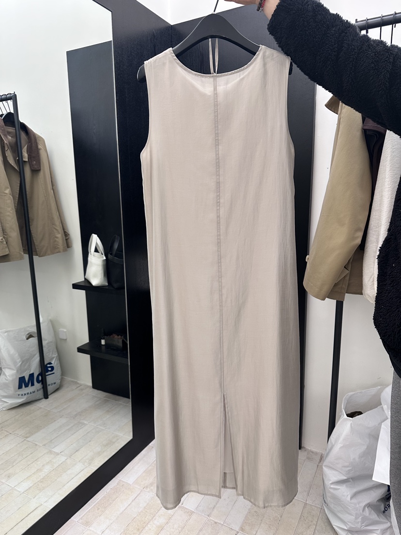 MOANI韓國東大門代購女士新品休閑26春夏連衣裙含腰繩多層MOANI連衣裙