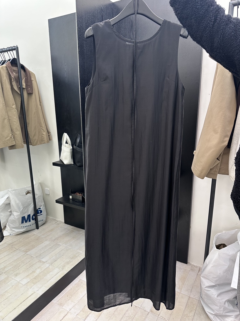 MOANI韓國東大門代購女士新品休閑26春夏連衣裙含腰繩多層MOANI連衣裙圖色2