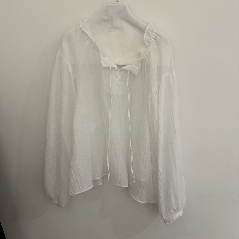 OVERTAKE韓國直郵實拍女士新品時尚休閑26春夏襯衫蕾絲衫OVERTAKE襯衫/蕾絲衫圖色1