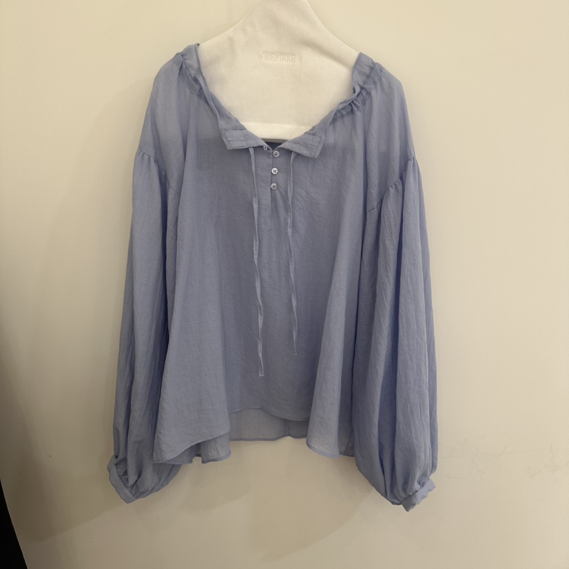 OVERTAKE韓國直郵實拍女士新品時尚休閑26春夏襯衫蕾絲衫OVERTAKE襯衫/蕾絲衫圖色2