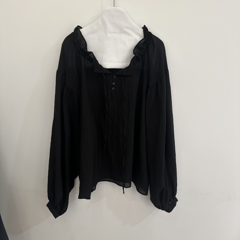 OVERTAKE韓國直郵實拍女士新品時尚休閑26春夏襯衫蕾絲衫OVERTAKE襯衫/蕾絲衫圖色3