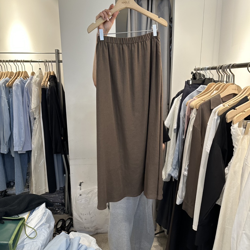 HABLE韓國代購女士新品職業熱賣人氣推薦時尚26春夏休閑長裙HABLE長裙圖色4