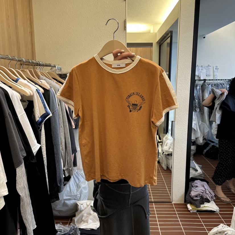 CHOI-L韓國東大門代購女士新款推薦26春夏時尚熱賣T恤撞色CHOIT恤圖色2