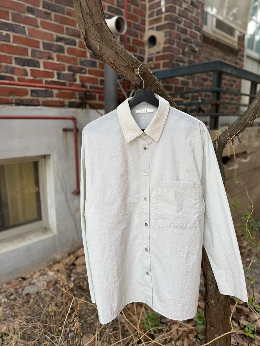 TUG韓國直郵實拍女士新品休閑人氣推薦職業26春夏襯衫蕾絲衫TUG襯衫/蕾絲衫圖色1