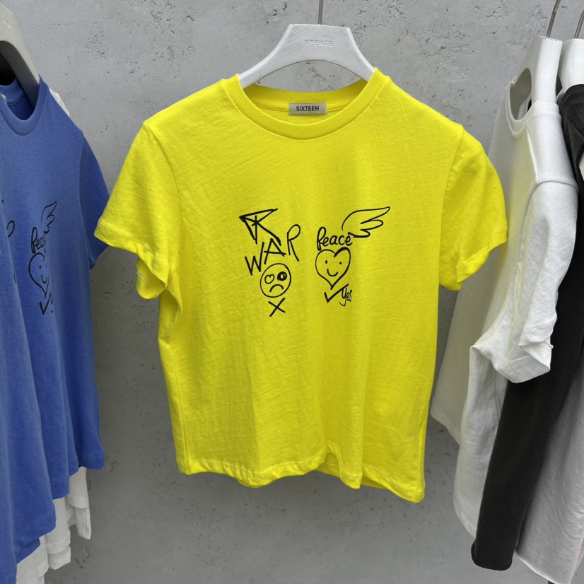 SIXTEEN韓國東大門代購女士新品休閑人氣職業熱賣推薦T恤SIXTEENT恤圖色2