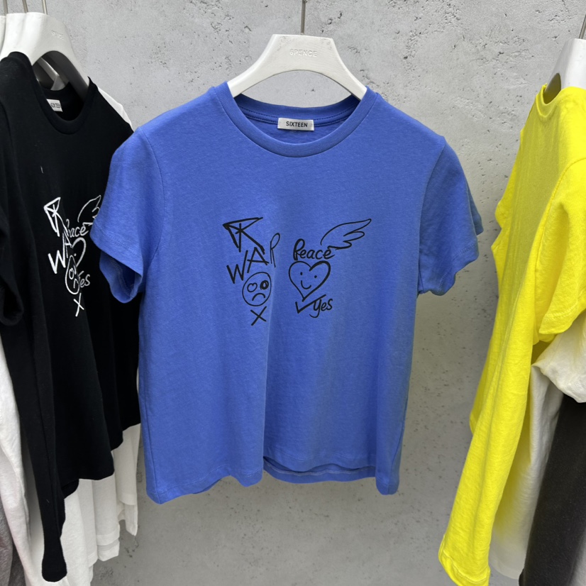 SIXTEEN韓國東大門代購女士新品休閑人氣職業熱賣推薦T恤SIXTEENT恤圖色3