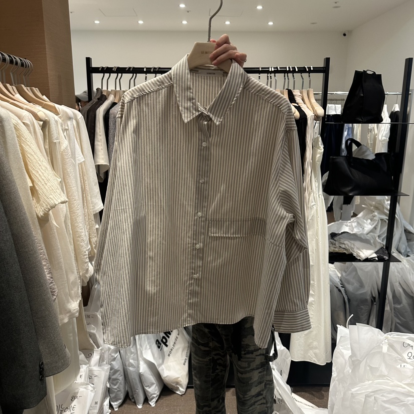 LE BUTTER韓國東大門代購女士新品26春夏熱賣襯衫蕾絲衫LE BUTTER襯衫/蕾絲衫圖色2