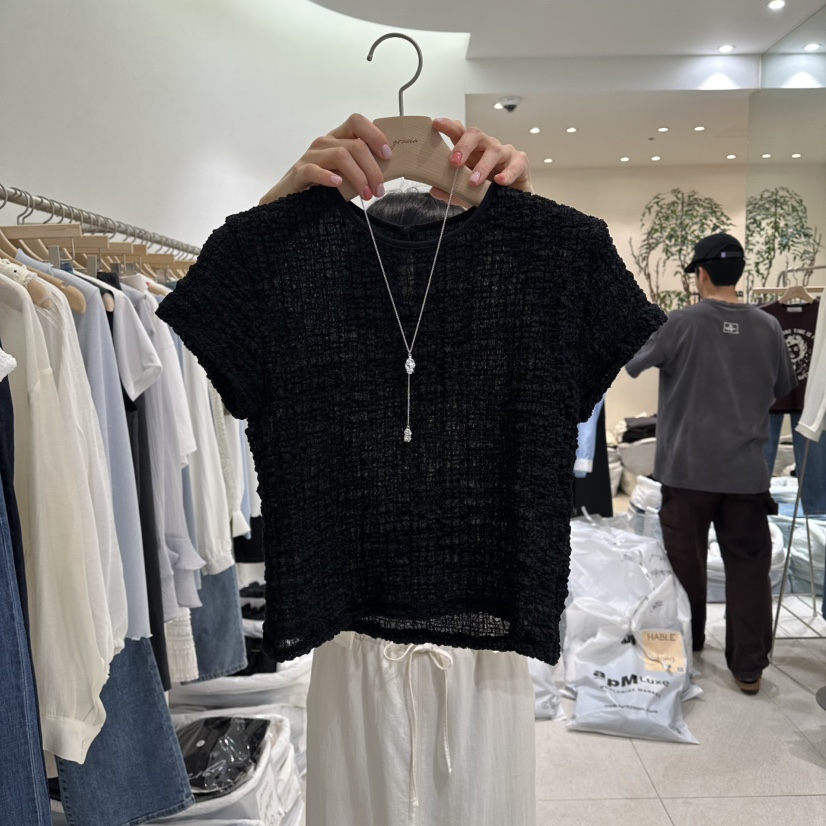 GRACIA韓國直郵女裝新品熱賣職業人氣襯衫蕾絲衫不含項鏈GRACIA襯衫/蕾絲衫圖色2