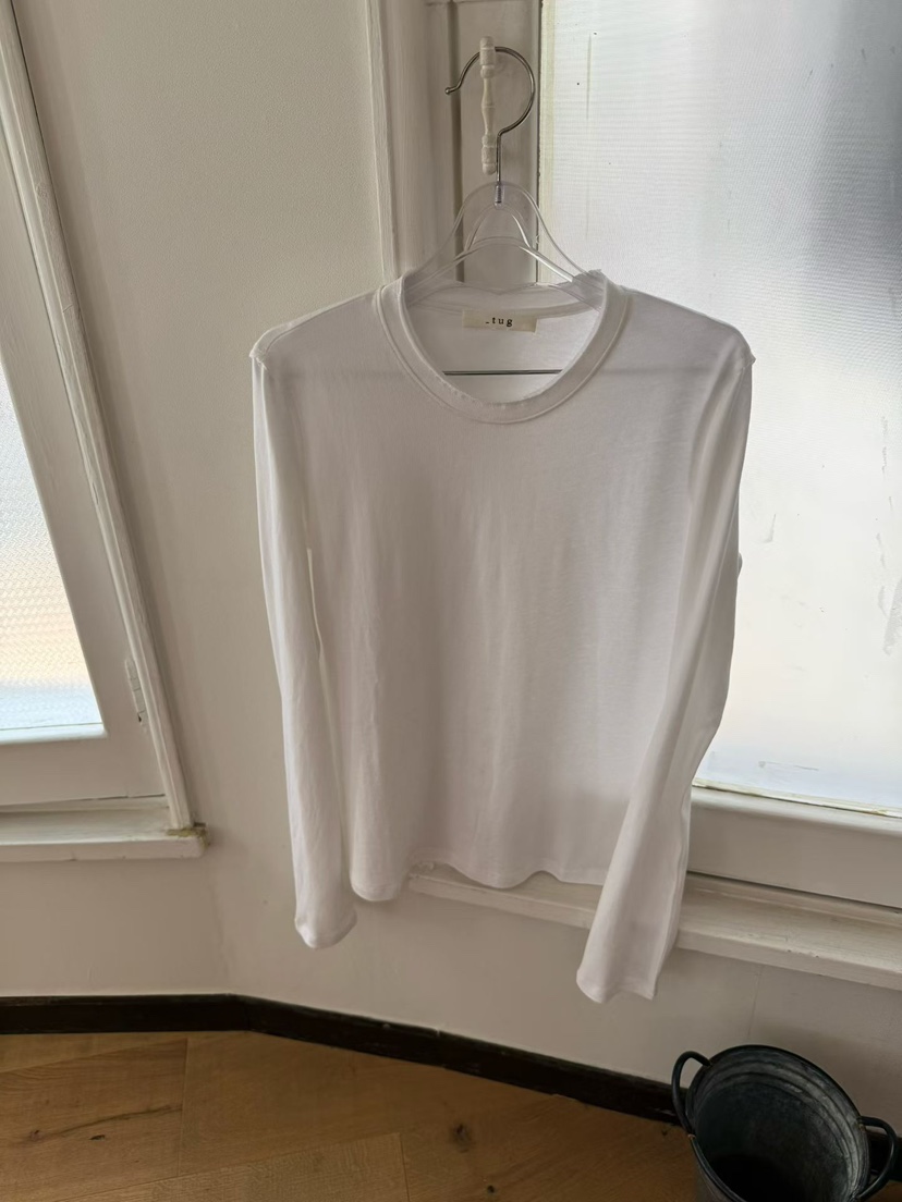 TUG韓國東大門代購女裝新品時尚人氣職業熱賣26春夏長袖T恤TUG長袖T恤圖色1