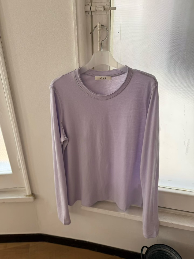 TUG韓國東大門代購女裝新品時尚人氣職業熱賣26春夏長袖T恤TUG長袖T恤圖色2