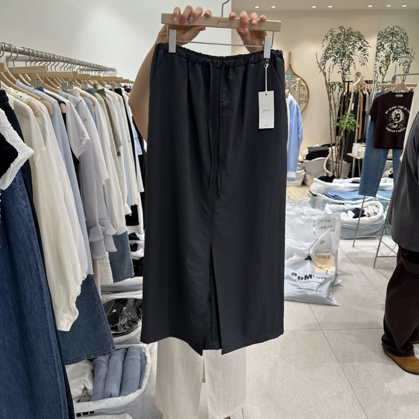 GRACIA韓國直郵女裝新款熱賣人氣26春夏休閑長裙不含腰帶GRACIA長裙圖色2