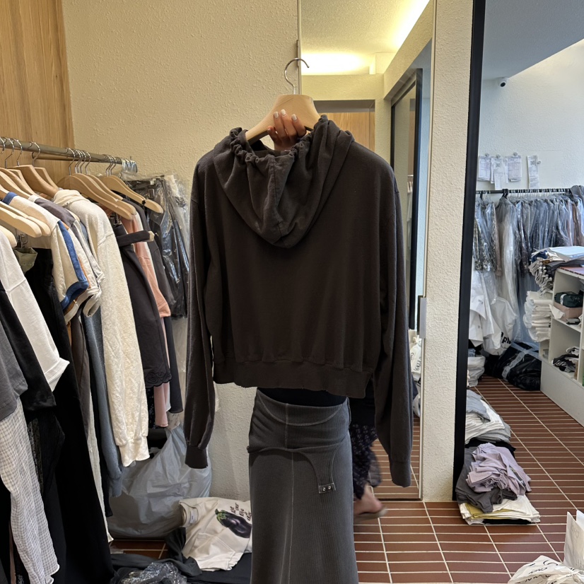 CHOI-L韓國直郵實拍女士新款推薦時尚夾克拉鏈連帽衫復古CHOI夾克