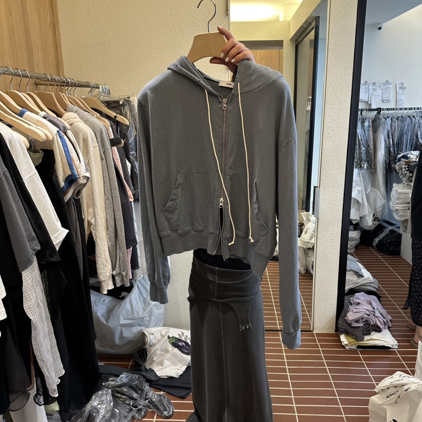 CHOI-L韓國直郵實拍女士新款推薦時尚夾克拉鏈連帽衫復古CHOI夾克圖色3