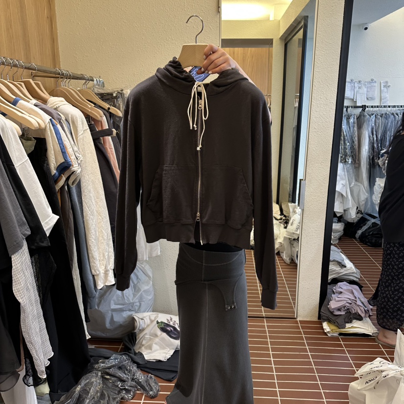 CHOI-L韓國直郵實拍女士新款推薦時尚夾克拉鏈連帽衫復古CHOI夾克圖色4