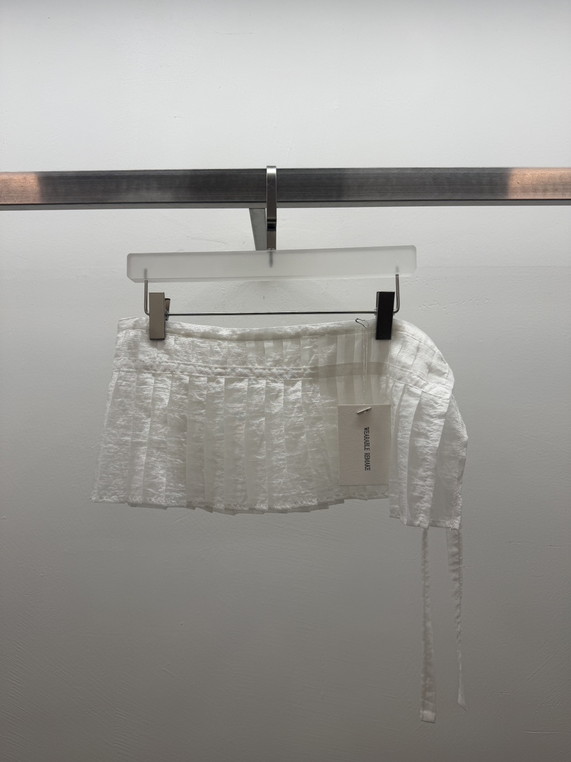 WEARABLE-L韓國東大門直郵女裝新品推薦時尚休閑短裙褶皺WEARABLE短裙圖色1