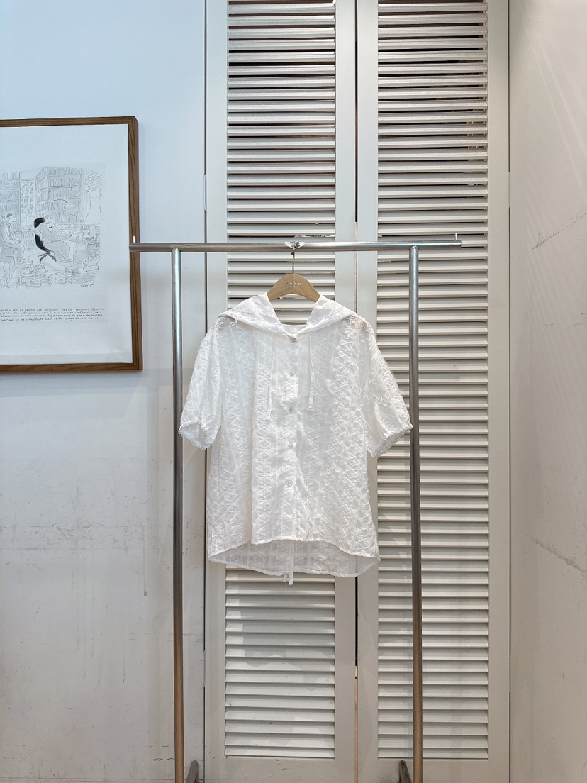 FAVE-L韓國直郵實拍女士新款推薦休閑時尚襯衫蕾絲衫連帽衫FAVE-L襯衫/蕾絲衫圖色1