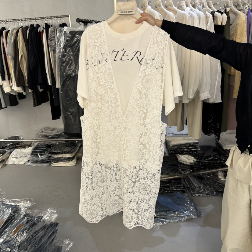 DOUBLE STANDARD/LE SMOKING/MAISONSTAFF韓國東大門代購女裝新款休閑連衣裙MAISONSTAFF連衣裙圖色1