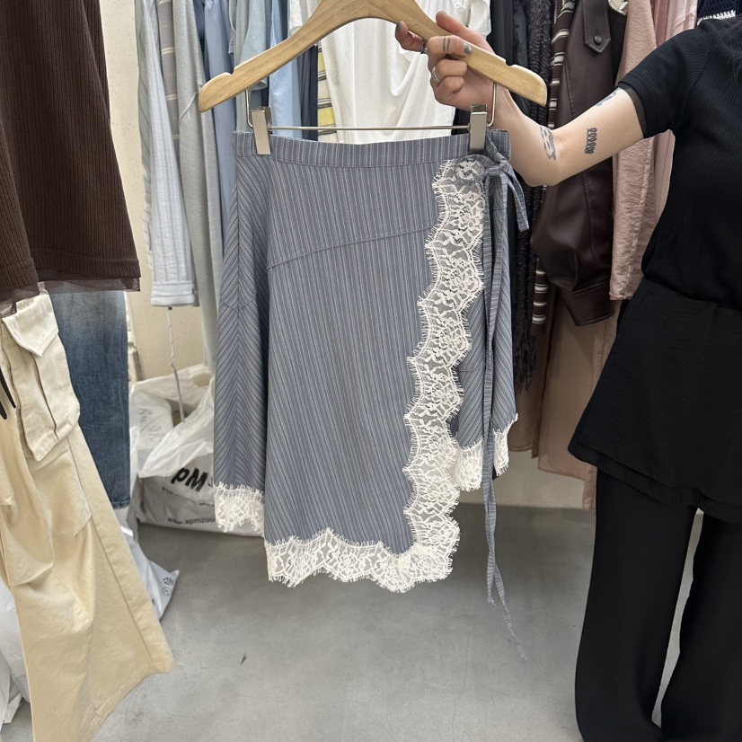 FOUNDATION韓國代購女士新品熱賣時尚休閑推薦半身裙中短裙FOUNDATION半身裙/中短裙圖色2