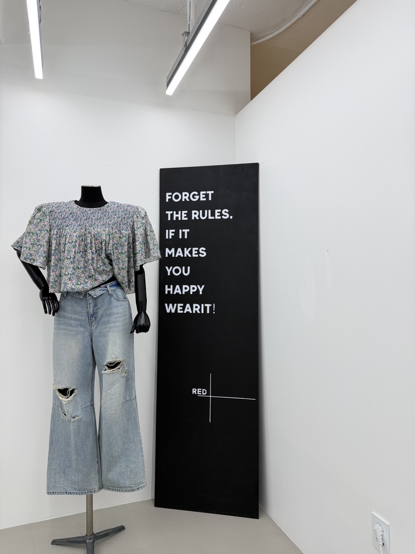 RED-A韓國直郵女裝新款推薦休閑職業時尚熱賣牛仔褲復古RED-A牛仔褲